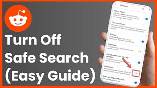 How To Turn Off Safe Search On Reddit [upl. by Assilrac830]