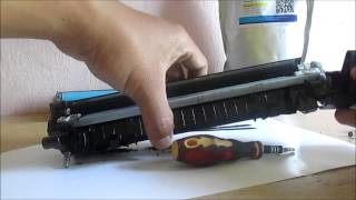 How to refill HP LaserjetPro P1102 Printer with CE651A cartridges [upl. by Tolmach328]