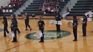 Kingsbury High School quotThunderstormquot Drumline 2024 at Cordova BOTDs [upl. by Corydon]