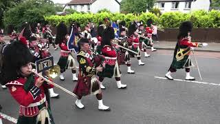 The Linlithgow Marches 2019  The Royal Regiment of Scotland  Part 17 4KUHD [upl. by Nirrol565]