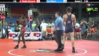 Cadet 138  A Phyllip DeLoach Illinois vs Trey Meyer Washington [upl. by Laniger]