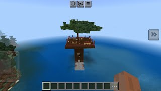 I made Tree house in Minecraft world Tree house 🏠🏡🏠 [upl. by Eardnoed]