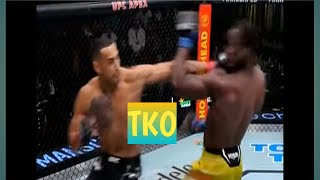 carlos ulberg vs nchukwi UFCvegas [upl. by Pillsbury]