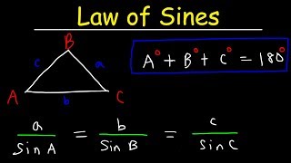 Law of Sines Basic Introduction AAS amp SSA  One Solution Two Solutions vs No Solution Trigonomet [upl. by Bael879]