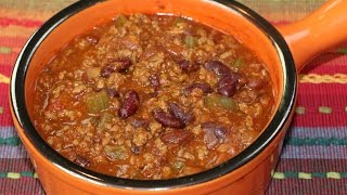 Chili Recipe  How to Make Homemade Chili [upl. by Yotal61]