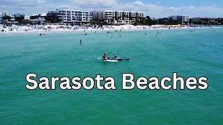 Sarasota Florida Beach Drone  Siesta Keys [upl. by Slrahc76]