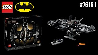 LEGO 76161 Batwing 1989 Batman Ultimate Collector Series  Batman UCS  Speed Build  Brickleaks [upl. by Pessa]