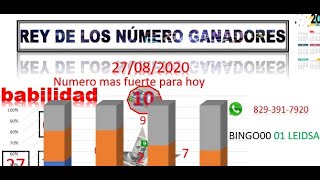 Numero Fuerte Para Hoy 27 De Agosto 2020 [upl. by Cykana]