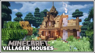 Minecraft Villager Houses  THE CARTOGRAPHER Minecraft Tutorial [upl. by Burkhard]