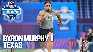 Byron Murphy IIs FULL 2024 NFL Scouting Combine On Field Workout [upl. by Nalrah]