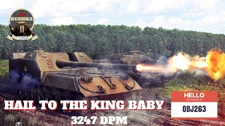 OBj263 World Of Tanks Blitz How to be an Aggressive Monster [upl. by Rednave]