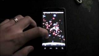 Android 3D Live Wallpaper Particle Storm [upl. by Pitchford421]