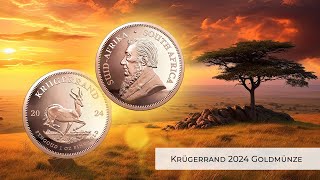 Krügerrand 2024 Goldmünze  1 Unze  Krugerrand  South African Mint  Rand Refinery  myVALOR [upl. by Anialeh]