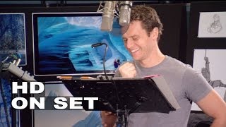 Frozen Jonathan Groff quotKristoffquot Behind the Scenes  ScreenSlam [upl. by Schacker]