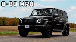 How Fast 060 MPH  MercedesAMG G 63 G Wagon [upl. by Nerej]