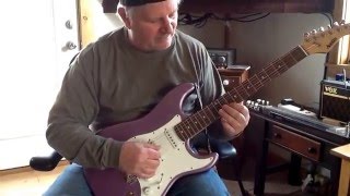 Natural harmonics with fretted notes [upl. by Jobie]