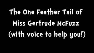 GERTRUDE McFUZZ with guide vocals [upl. by Hardman389]