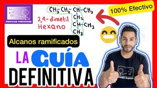 ✅​ALCANOS Ramificados EJERCICIOS Resueltos 𝘼𝙥𝙧𝙚𝙣𝙙𝙚 𝙚𝙣 3 𝙋𝙖𝙨𝙤𝙨 𝙘𝙡𝙖𝙫𝙚 😎​🫵​💯​ Química Orgánica [upl. by Harmonie958]