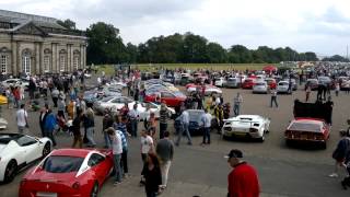 Hopetoun House Scottish Italian Car amp Bike Show 2012 Turnout [upl. by Anairol]