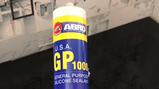 Silicone Sealant Application  ABRO Silicone GP 1000  Stop Water Leakage 100 💯 [upl. by Yrrep]