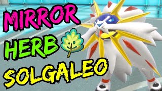 Mirror Herb SOLGALEO Pokemon VGC Regulation G 2024 Scarlet and Violet Competitive Wifi Battles [upl. by Idyh265]