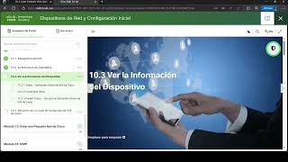 Dispositivos de Red y Configuracion Inicial  Modulo 10 La linea de Comandos del IOS de Cisco [upl. by Ruddy]