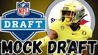 Pittsburgh Steelers 2024 NFL Mock Draft  MIDSEASON [upl. by Peti]