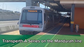 Transperth A series operating the MandurahJoondalup lines [upl. by Dennison]