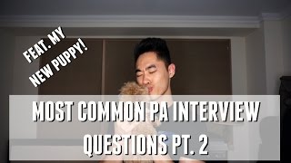 PA School Interview Tips  Most Common Questions  Part 2 [upl. by Guibert]