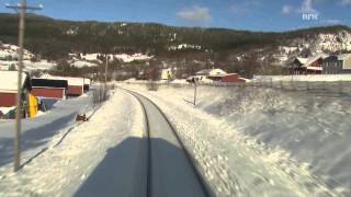 Cab Ride Norway  Trondheim  Bodø Winter Nordland Line [upl. by Philps]