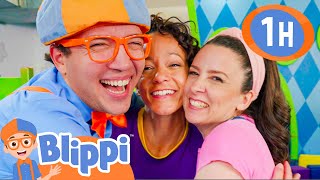 Blippi Meekah and Ms Rachels Musical Day In The City  1 HOUR OF BLIPPI TOYS [upl. by Ardiedal171]