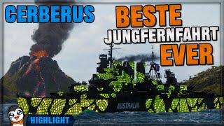 Weit über 4k Base EP POGGIES  Cerberus  World of Warships Stream Highlight [upl. by Leventis510]