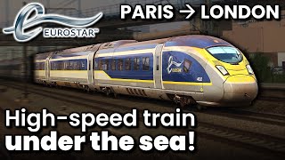 PARIS to LONDON on the incredible Eurostar UNDER THE SEA [upl. by Egide]