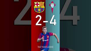 FC Barcelona vs Celta Vigo  LALIGA EA Sports Score Predictor  hit pause or screenshot [upl. by Alfi]