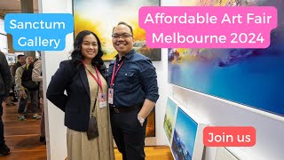 Our Experience At Affordable Art Fair Melbourne 2024 [upl. by Itsrik858]