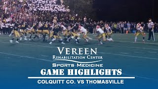 Football Highlights Colquitt Co vs Thomasville [upl. by Samanthia409]