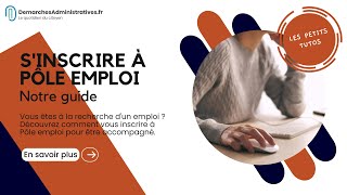 TUTO  Sinscrire à Pôle emploi [upl. by Ycnej]