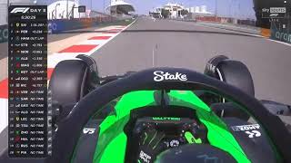 Valterri Bottas Onboard  2024 F1 Testing Bahrain [upl. by Hebel]