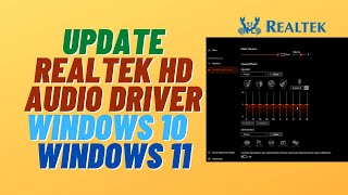 How to Download and Update Realtek HD Audio Driver on Windows 10 or Windows 11 [upl. by Noble]