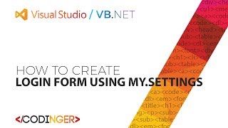 VBNET  Login Form using MySettings [upl. by Eikcor]