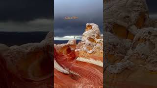 White pocket’s Vibrant Sandstone Swirls are a hidden Wonder in Vermilion cliffs national monument 🪨 [upl. by Illac]