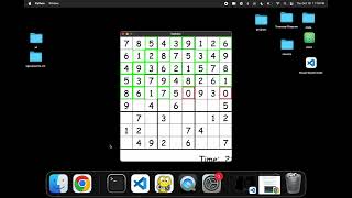 Sudoku Solver With GUI amp Back Tracking Algorithm [upl. by Eiramaneet]