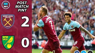 West Ham 20 Norwich  Post Match Pint [upl. by Zilef]