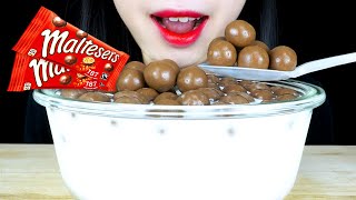 ASMR MALTESERS CHOCOLATE BALLS 몰티져스 먹방 EATING SOUNDS MUKBANG [upl. by Godfree]