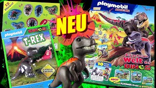 Playmobil ® Adventure Nr 3  Die geheime Welt der Dinos mit TRex  12 Glitzer Tattoos [upl. by Ziagos]