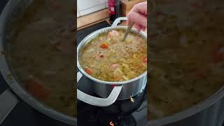 Grochówka na rosole z wczoraj food shortvideo cooking [upl. by Padgett]