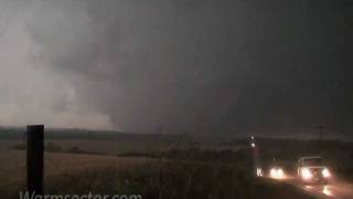 May 24 2011 EF5 tornado near Calumet Oklahoma [upl. by Verdha163]