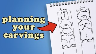 Making Your Own Carving Patterns  Whittling Tips for Beginners [upl. by Gnuj512]