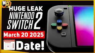 Nintendo Switch 2 Release Date Leaked GREAT NEWS [upl. by Nessnaj]