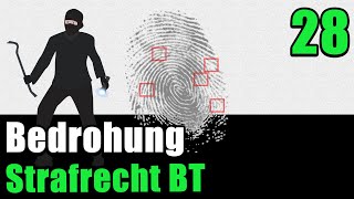 Die Bedrohung § 241 StGB  Strafrecht BT 28 [upl. by Waldo350]